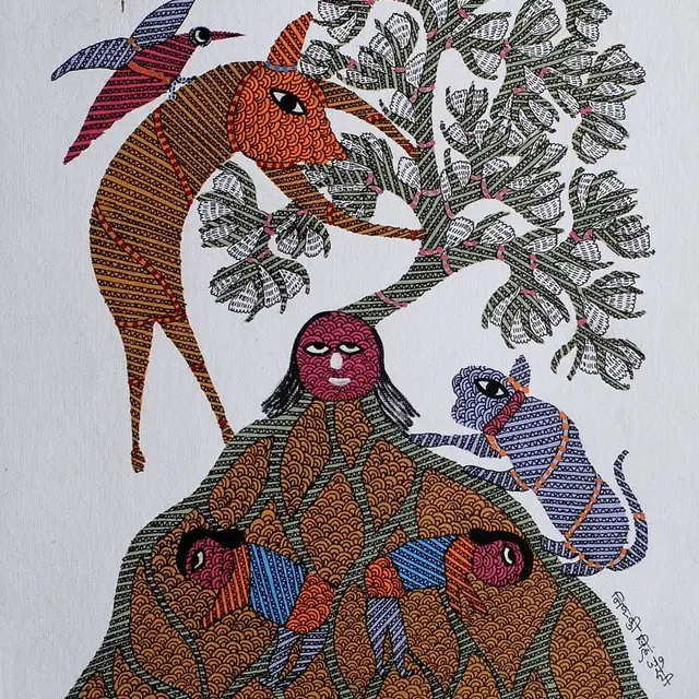 2026 - expo peintures Gond de l'Inde