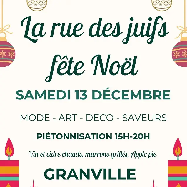 la rue des Juifs fête Noël