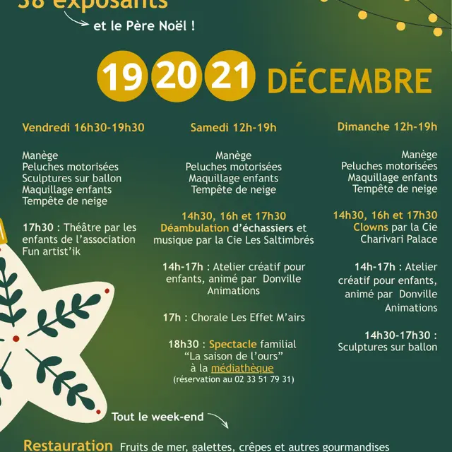 Marché Noël Donville 2025