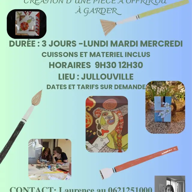 Stage de peinture sur porcelaine 2025