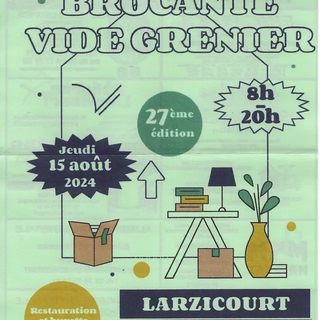 Brocante Larzicourt 2024