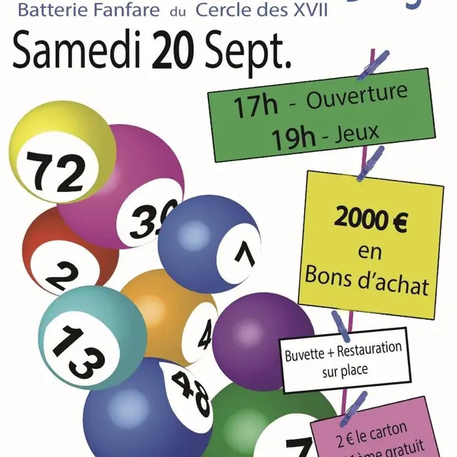 LOTO CERCLE DES XVII