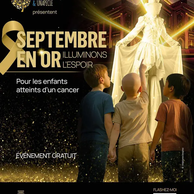 Monuments illuminés sptembre en or