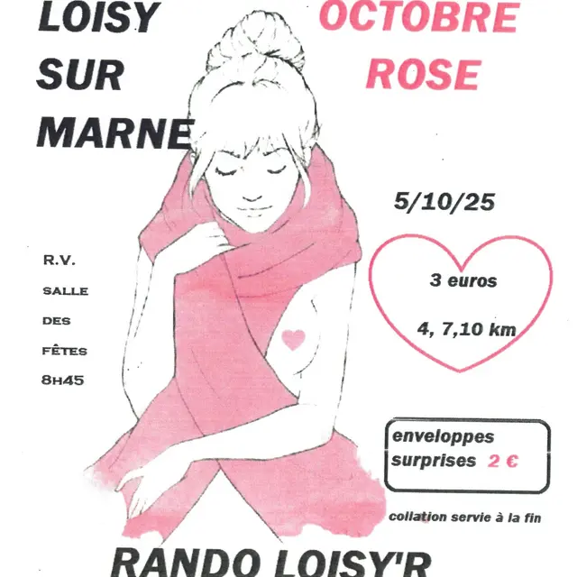 OCTOBRE ROSE LOISY-SUR-MARNE