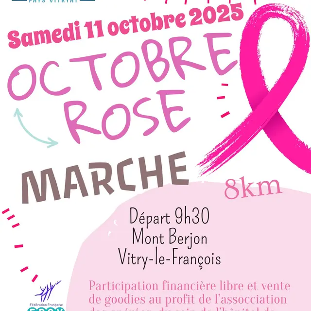 Octobre Rose Marche MPT Pays Vitryat