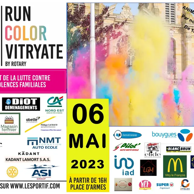 RUN COLOR VITRYATE BY ROTARY