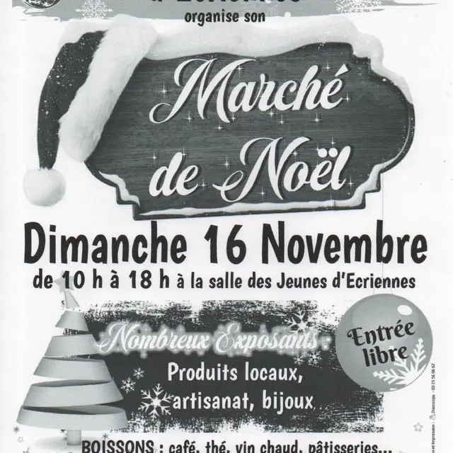Marché de Noël ECRIENNES16112025