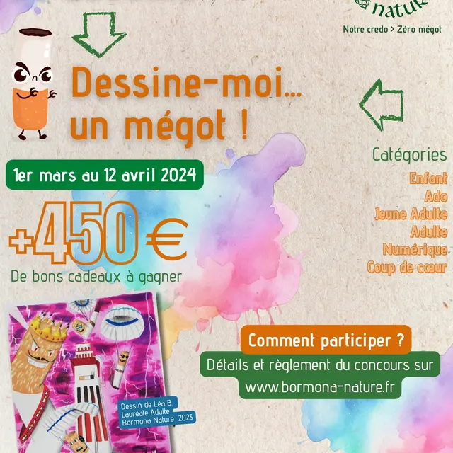 Affiche concours dessinS A3 2024 - Partenaires concours