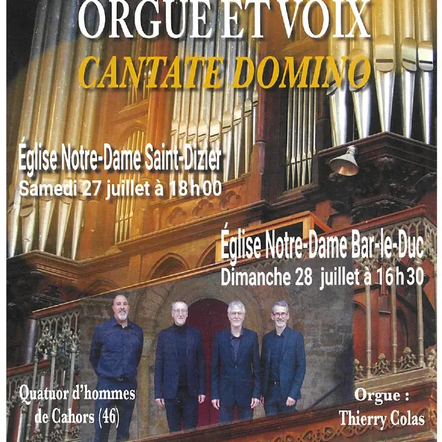 Affiche concert orgue