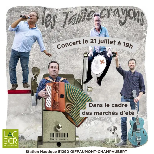 Concert le 21 juillet à 19h - Station Nautique 51290 GIFFAUMONT-CHAMPAUBERT - 1