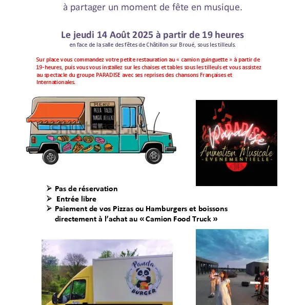 La guinguette sous les tilleuls