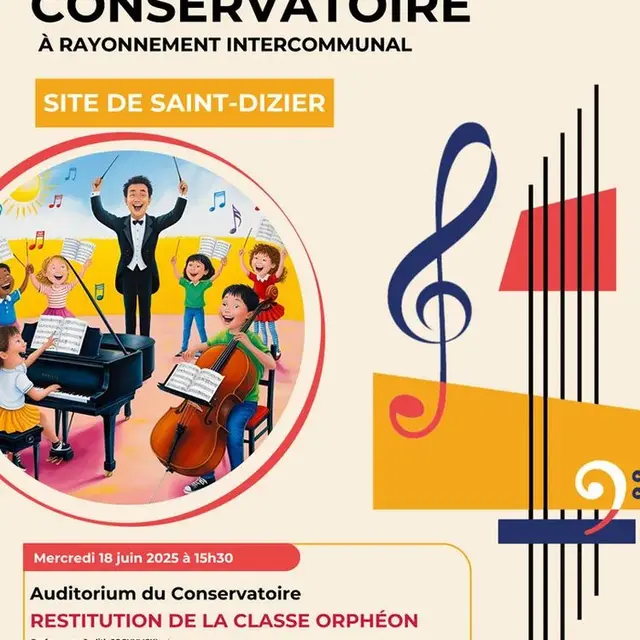 Spectacle de la restitution de la classe Orphéon