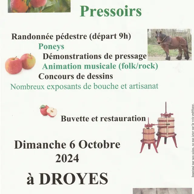 Fête de la pomme et des pressoirs 2024