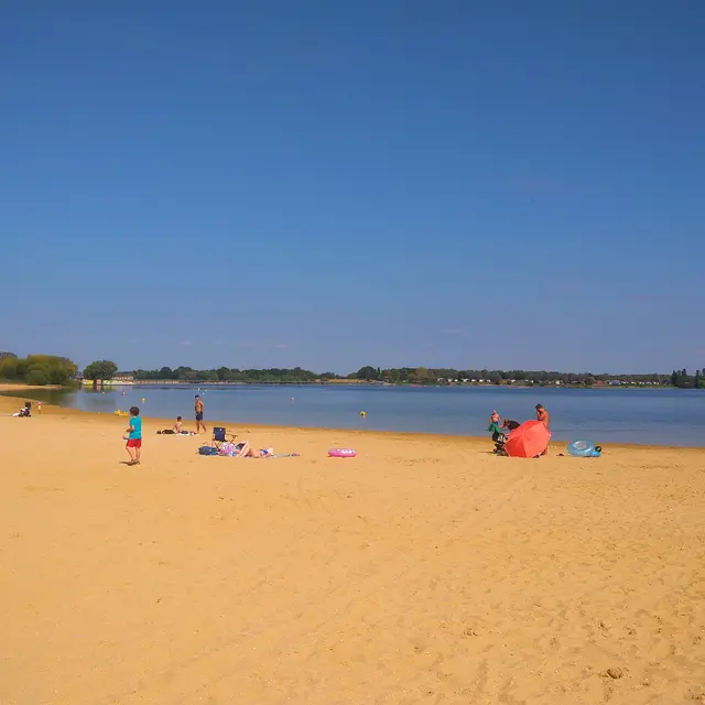 Plage de Giffaumont - Lac du Der en Champagne