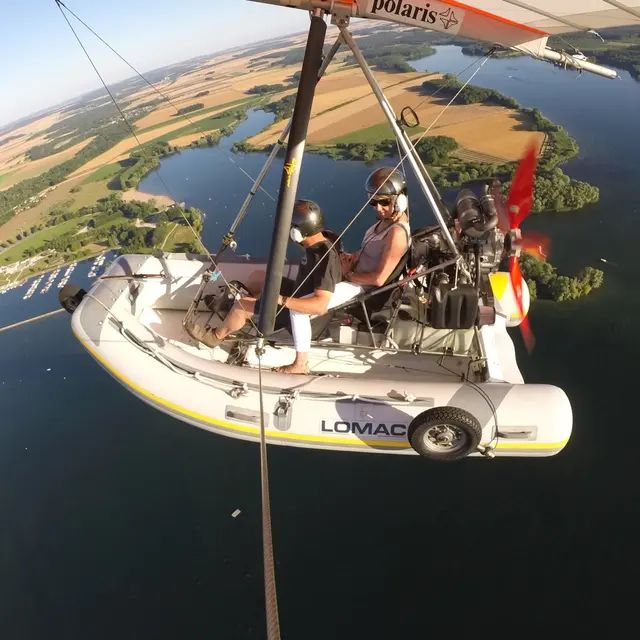 hydro-ULM sur le Lac Amance