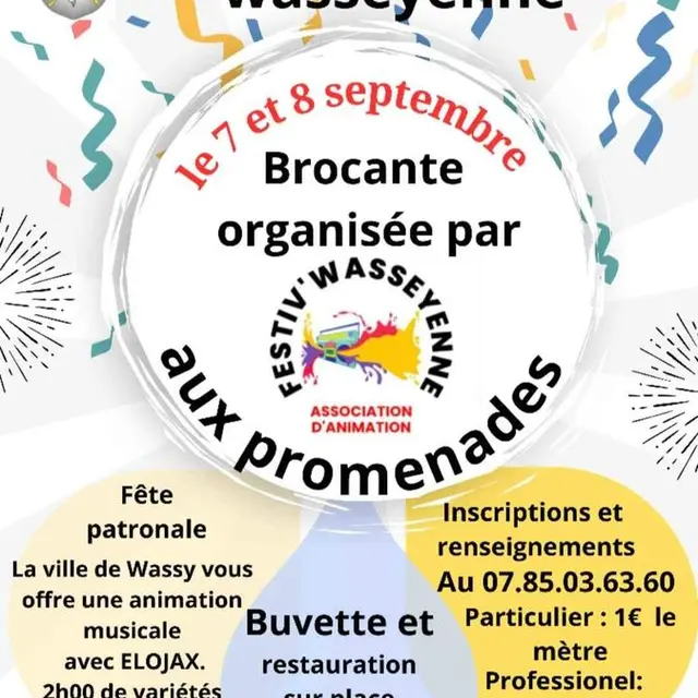 fete patronale Brocante 2024