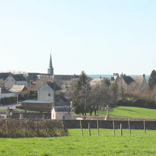 Vue sur Sainte-Gemmes-le-Robert