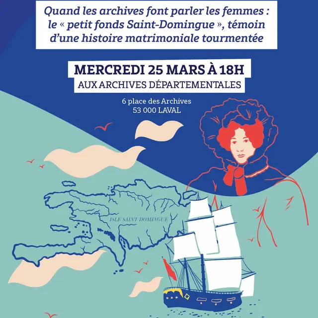 Affiche Nocturnes de l'histoire Archives Mayenne 2026