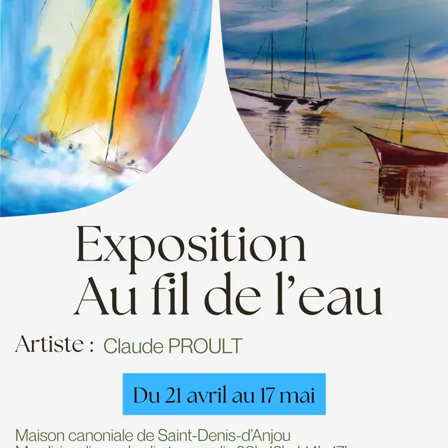 Affiche exposition Claude PROULT - 1