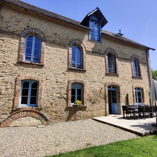 Vue extérieure du gite coté jardin