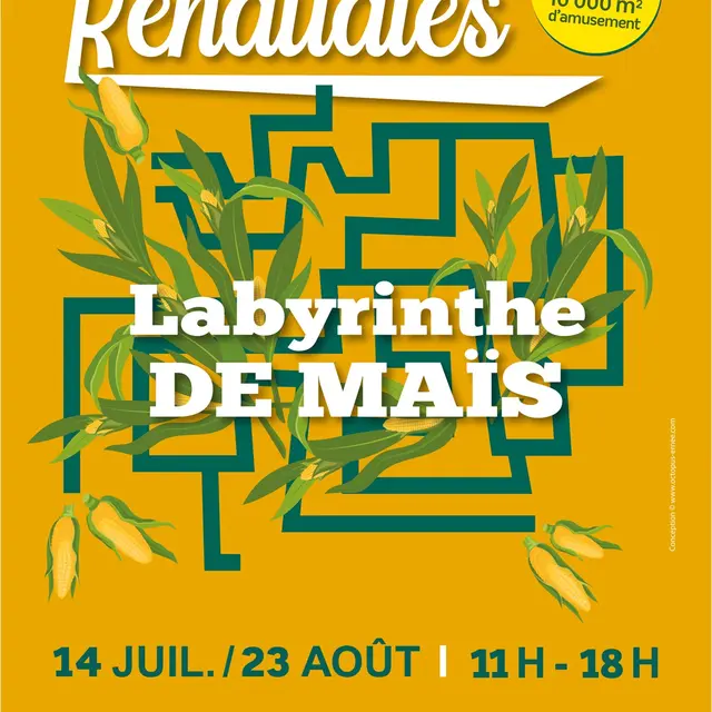 Les Jardins des Renaudies - Labyrinthe de Maïs - 14 Juillet - 23 Août 2026