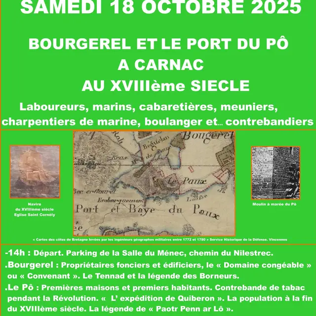 18 octobre - balade patrimoine - CARNAC