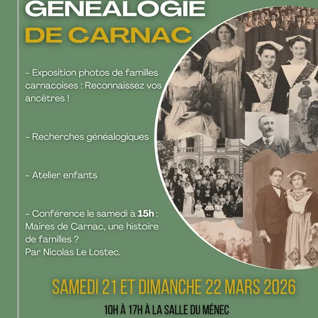21-22 mars_salon de la généalogie de CARNAC