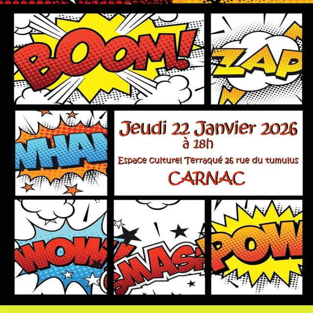 22 janv_Conférence sur l’Art BD_Carnac
