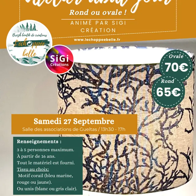 Atelier abat-jour