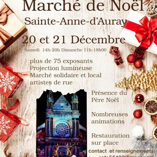 Marché de Noël de Ste Anne d'Auray