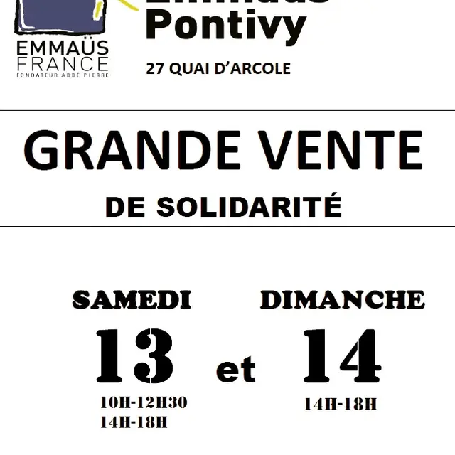 vente emmaüs