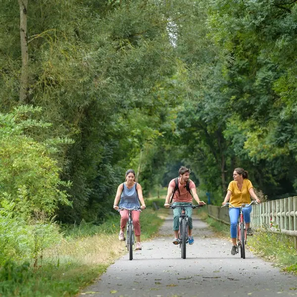 En vélo sur la Voie Verte