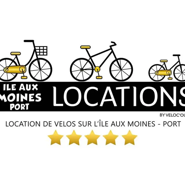 Île aux moines Port locations vélos by Veloc'Ouest