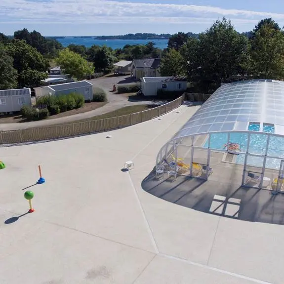 Vue ciel piscine