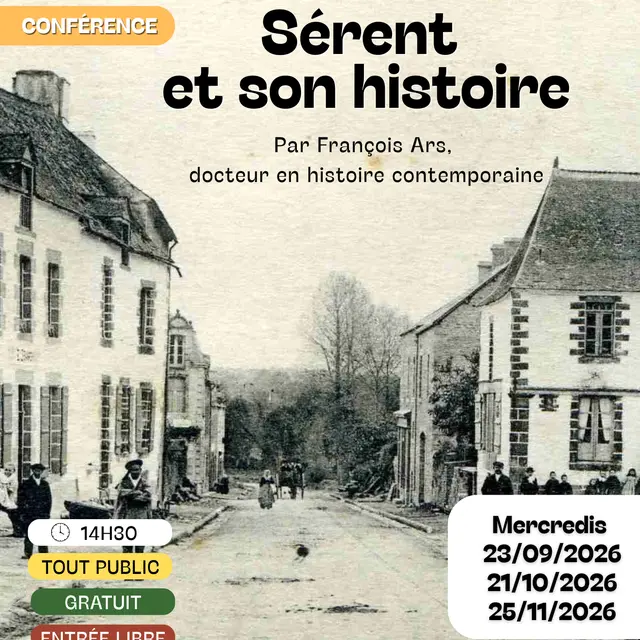 Affiche Sérent et son histoire
