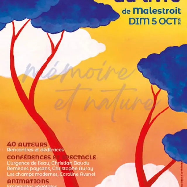 Affiche-Salon du Livre-MAlestroit-2025