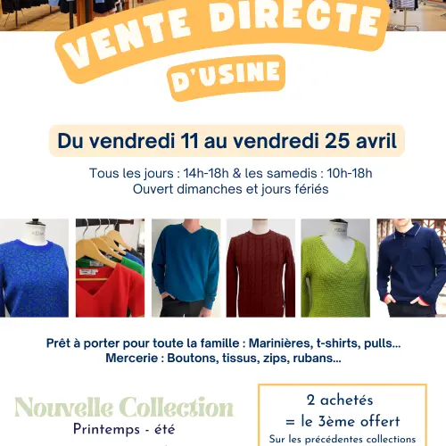 Vente directe d'usine
