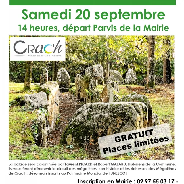 Circuit « Nos Mégalithes inscrits à l’UNESCO »