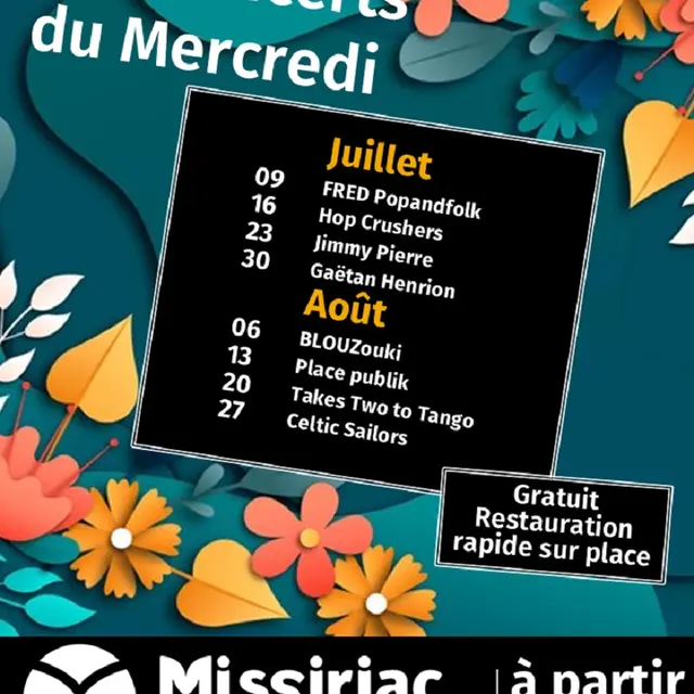 CONCERTS DU MERCREDI-Missiriac-2025