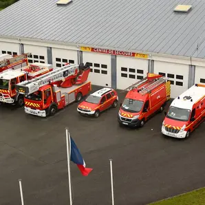Visite du centre de secours de Carnac