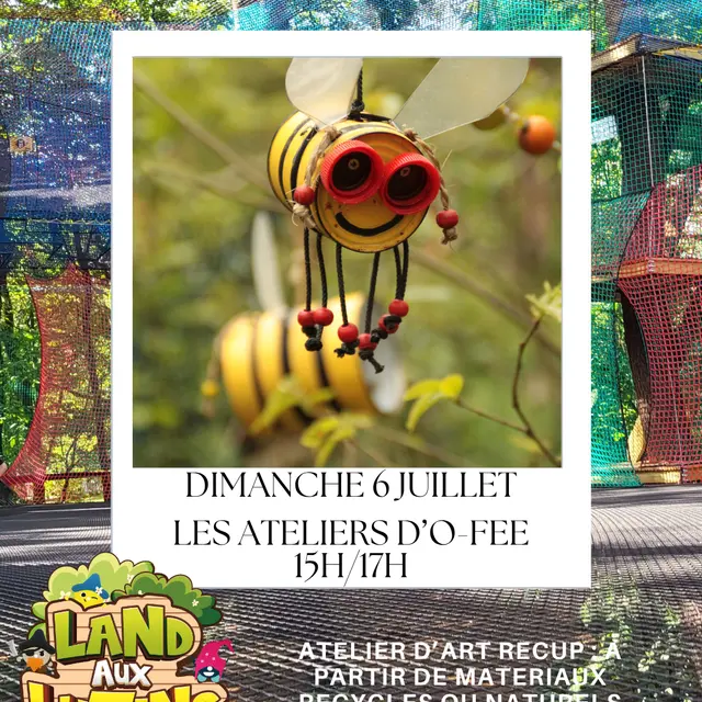Dimanche 6 juillet ateliers o fee au parc land aux lutins