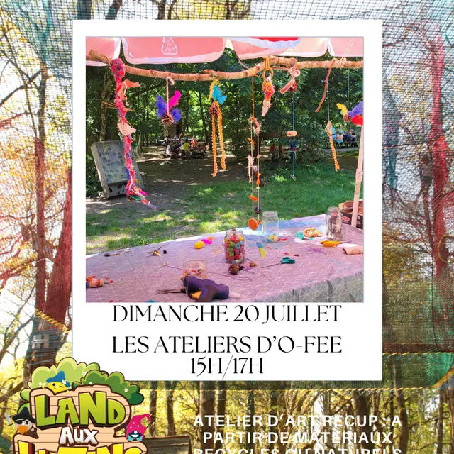 Atelier Art Récup au parc Land aux Lutins – Jouer, Créer, Recycler !