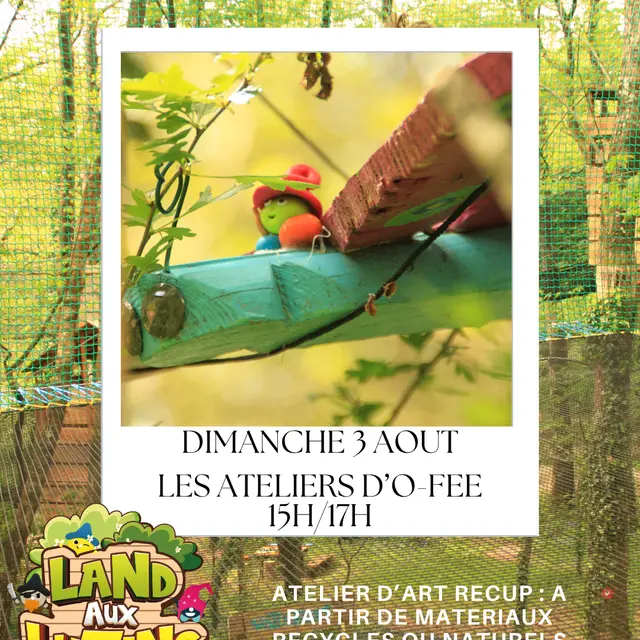 Atelier Art Récup au parc Land aux Lutins – Jouer, Créer, Recycler !