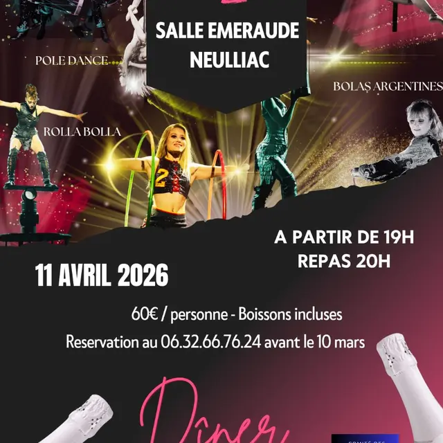 Diner spectacle neulliac