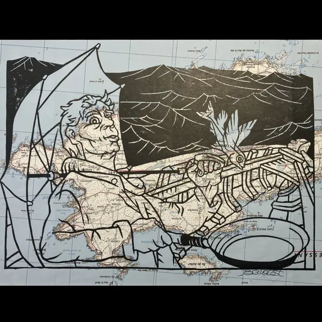 Exposition : Gravures sur map de Jean-Manuel Benoist