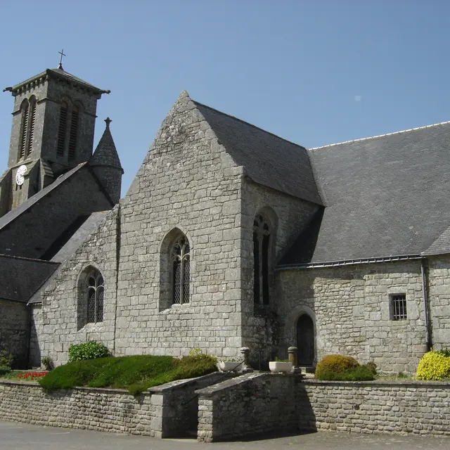 Eglise - Priziac - Pays roi Morvan - Morbihan Bretagne sud - CP OTPRM (3)
