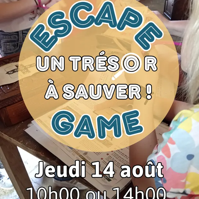 Affiche escape game Saint-Méen