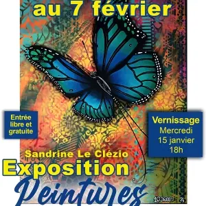 Exposition peintures S. LE CLEZIO