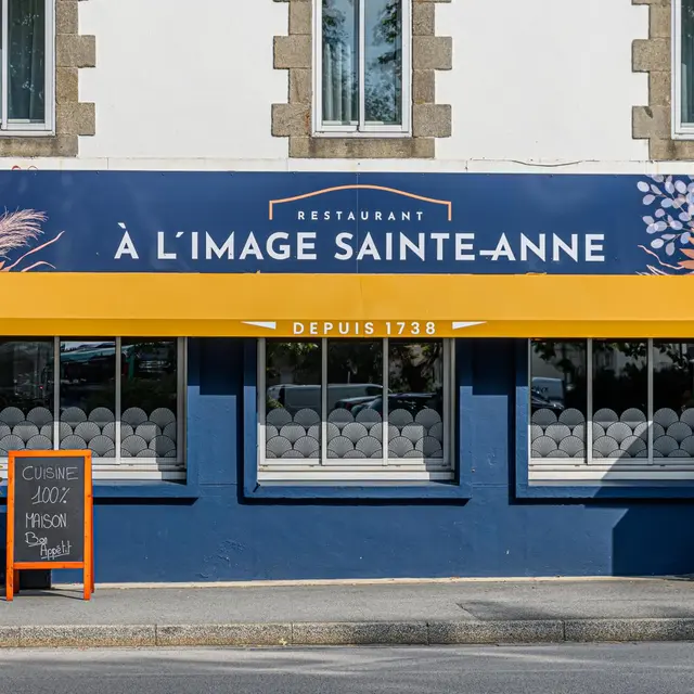 Façade Restaurant Vannes À l'Image Sainte Anne