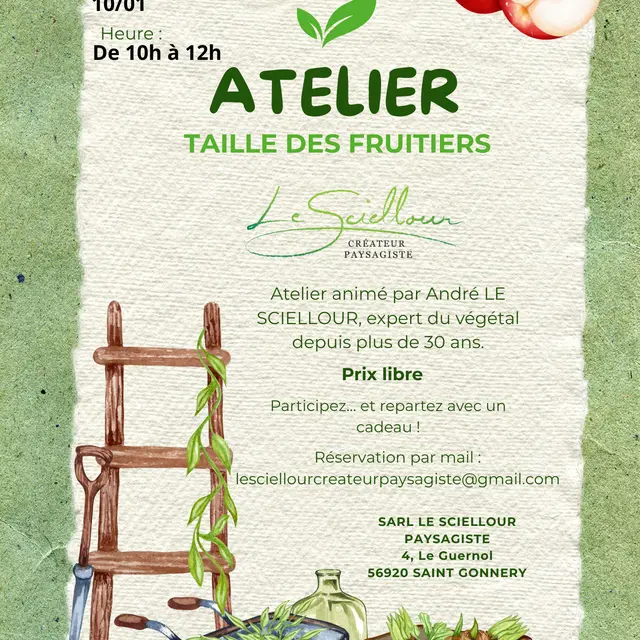 Green And Orange Illustrated Gardening Flyer